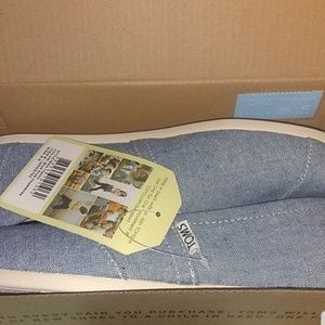 TOMS Classic Chambray Womens 6.5
